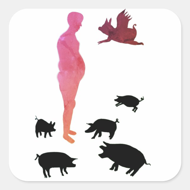 Happy Meal Vegeterian Stickers Animal Friendly (Front)