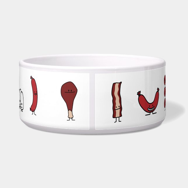 Happy Meat Family bowl (Back)