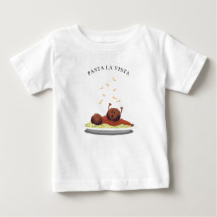 Happy Meatball "Pasta La Vista!" Baby T-Shirt