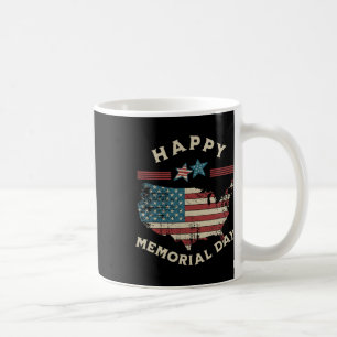 Happy Memorial Day American Flag Memorial Day 4th Coffee Mug