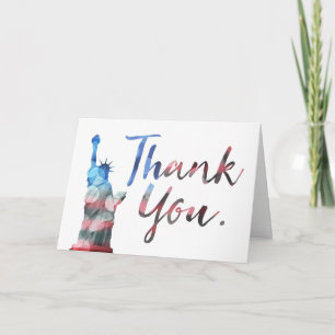 Happy Memorial Day (liberty thank you) You Card