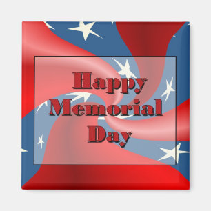 Happy Memorial Day Magnet