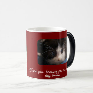 Happy Meow Day ,Cat Lovers Magic Mug