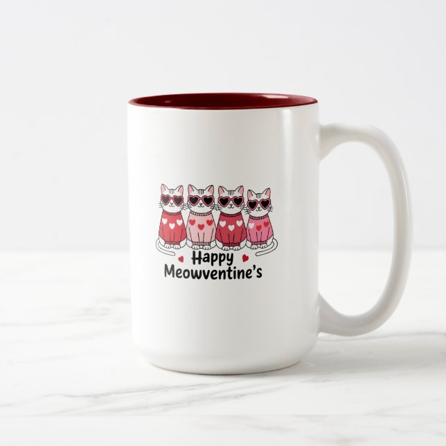 Happy Meowentine Mug (Right)
