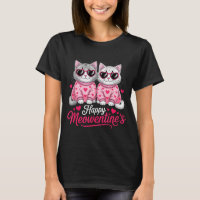 Happy Meowentine’s Cute Romantic Cats Couple Valen