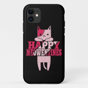 Happy Meowentines   Cool valentine's day gifts Case-Mate iPhone Case