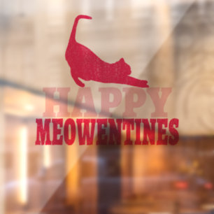 Happy Meowentines Funny cat lover valentine gift