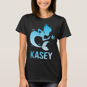 Happy Mermaid - Kasey Name T-Shirt
