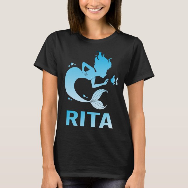 Happy Mermaid - Rita Name T-Shirt (Front)