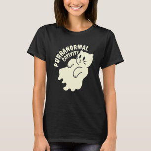 Happy Mew O Ween Black Cat For Halloween T-Shirt