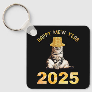 Happy Mew Year 2025 Key Ring