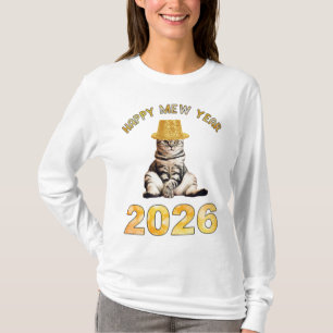 Happy Mew Year 2026 T-Shirt