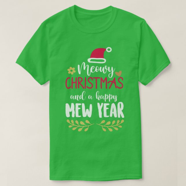 Happy Mew Year, Ugly Sweaters  (Design Front)