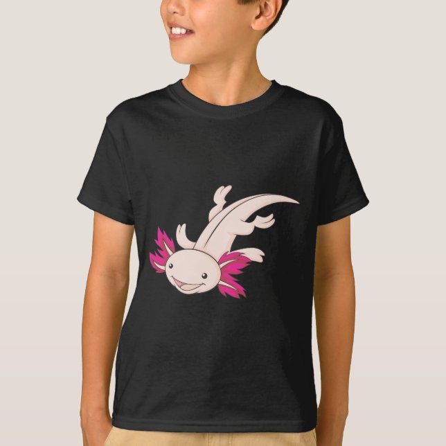 Happy Mexican Axolotl T-Shirt (Front)