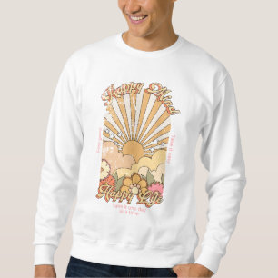 Happy Mind Happy Life Hippy Groovy Vibes Sweatshirt