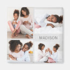 Happy Moments Personalised Photo Magnet