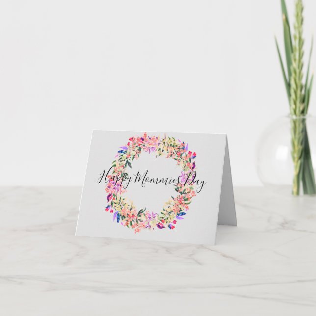 Happy Mommies Day Card (Front)