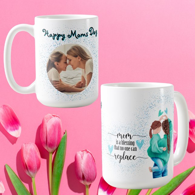 Happy Moms Day Photo Mug Mothers Day Gift (Creator Uploaded)
