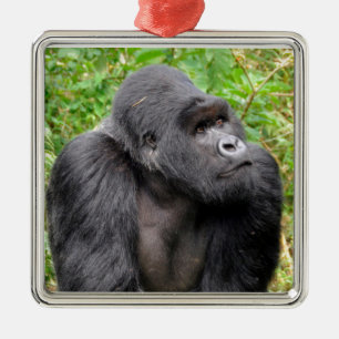 Happy Monkey Metal Tree Decoration