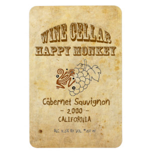 Happy Monkey Premium Magnet! Magnet