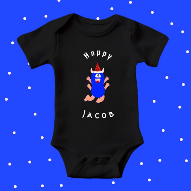 Happy Monster Baby Bodysuit (Creator Uploaded)