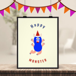 Happy Monster Photo Print
