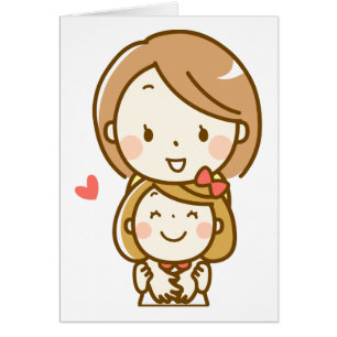 Happy Mother and Daughter Hugging, parent, love