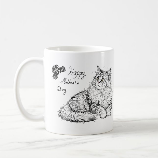 Happy Mother Day. Coffee Mug (Left)