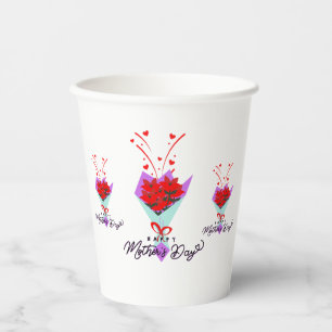 HAPPY MOTHER DAY GIFT PAPER CUPS