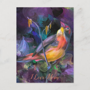 Happy mother day love postcard