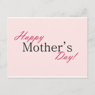Happy mother day postcard