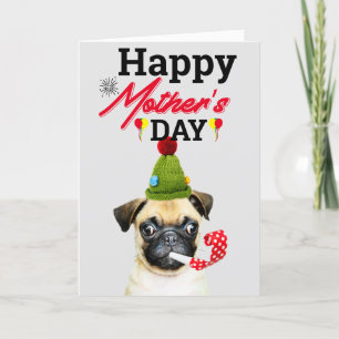 Happy Mother’s Day, awesome Mum from the dog Thank You Card