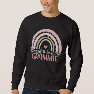Happy Mother s Day Blessed To Be Called Grammie Ra Sweatshirt