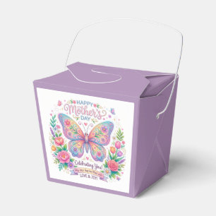 Happy Mother’s Day Butterfly Floral Design Favour Box