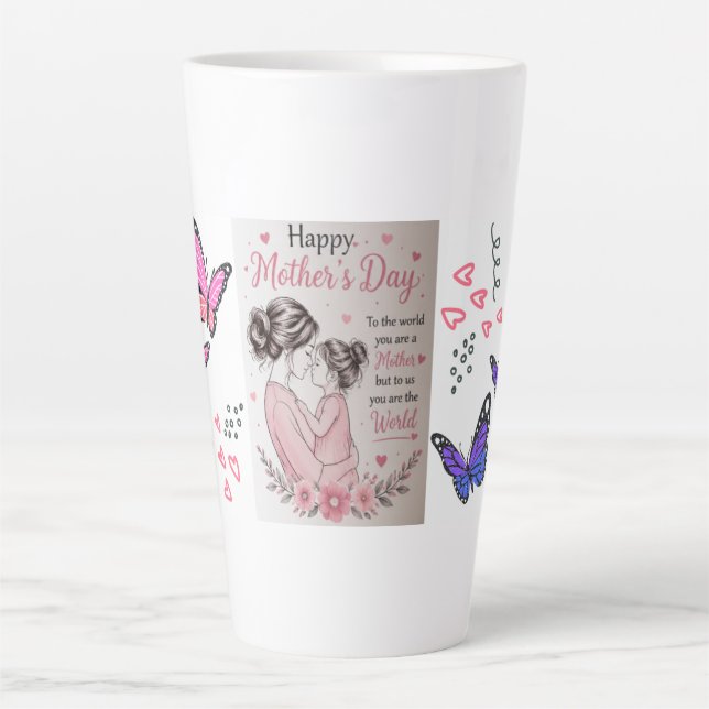 Happy Mother’s Day Butterfly Mug (Front)