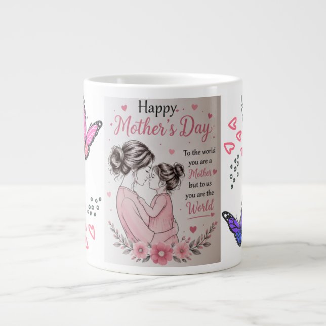 Happy Mother’s Day Butterfly Mug (Front)