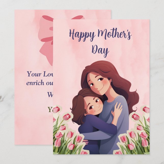 Happy Mother’s Day card (Front/Back)