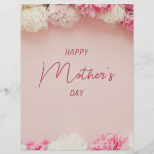 Happy Mother’s Day Card, Floral Mothers day Card