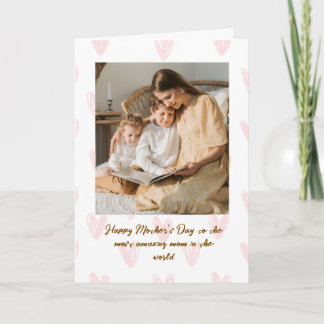Happy Mother’s Day Custom Photo Greeting Card