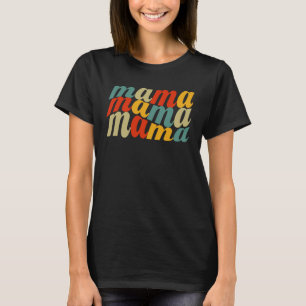 Happy Mother s day Cute Groovy for women mum grand T-Shirt