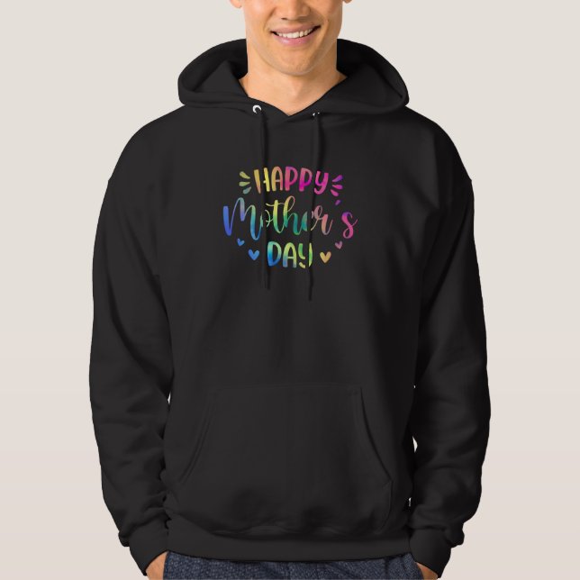 Happy Mother s Day Heart Mom Mama Best Mom Ever Hoodie (Front)