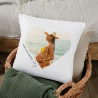 Happy Mother’s Day Heart Photo Pillow | Custom Gif