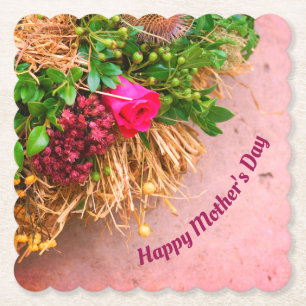 Happy Mother´s Day,Personalised Paper Coaster