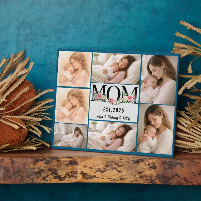 Happy Mother’s Day | Personalized Photo Plaque (Side)