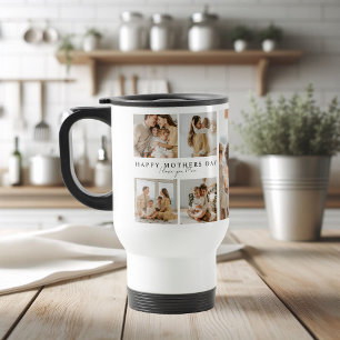 Happy Mother’s Day Photo I Love You Mom Travel Mug