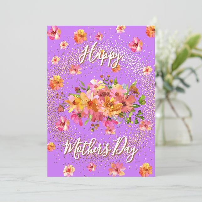 Happy Mother’s Day Spring Florals Holiday Card (Creator Uploaded)