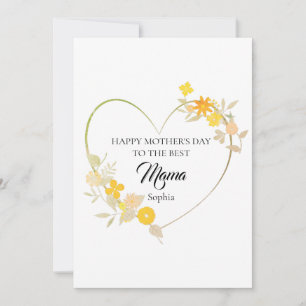 Happy Mother’s Day to the Best Mama Card