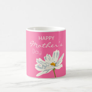 Happy Mother’s Day White Artistic Flower Colourfu Coffee Mug