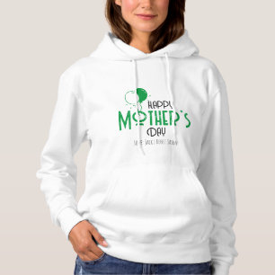 Happy Mother’s Day with Green Balloons & Names Hoodie