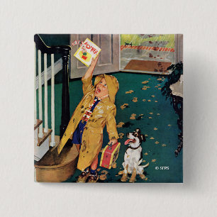 Happy Mother's Day 15 Cm Square Badge